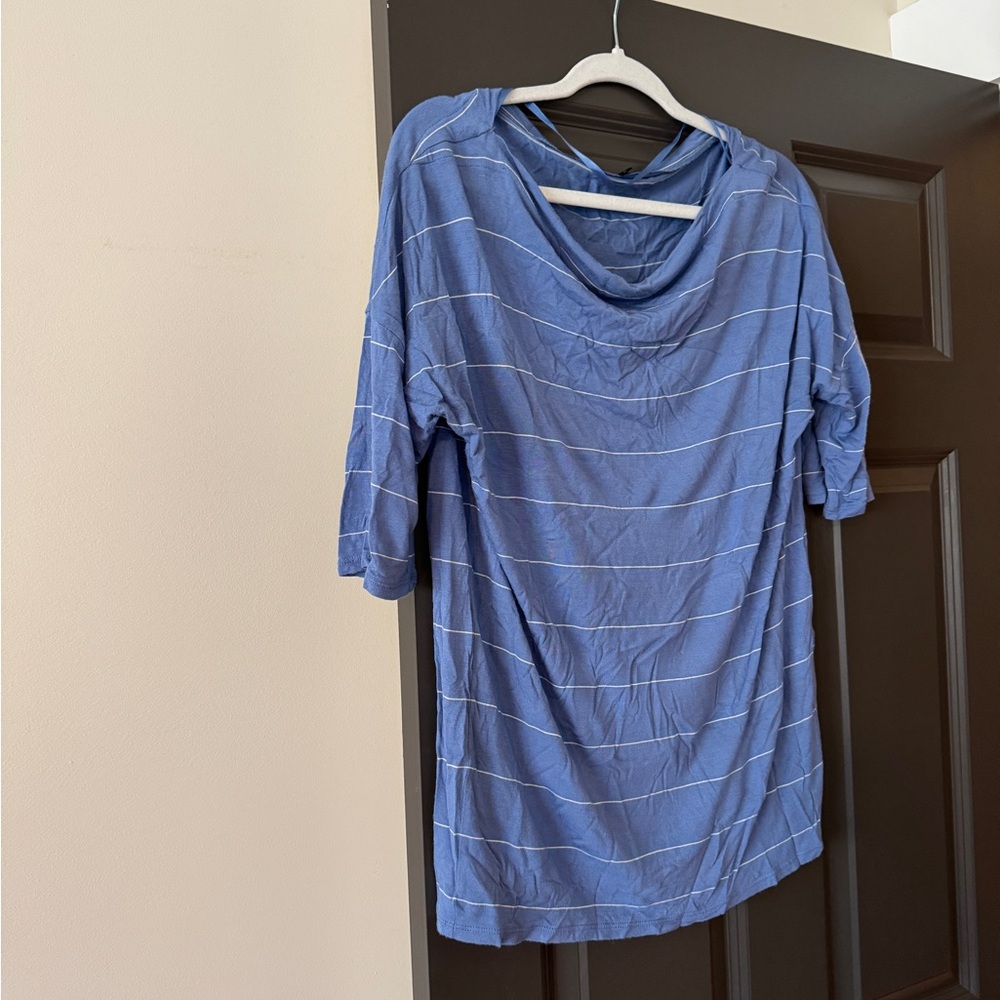 Calvin Klein Jeans Blue Striped Top